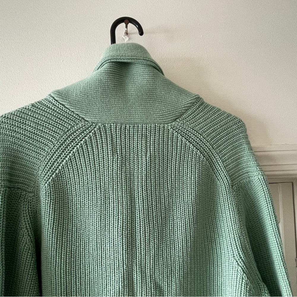 Alesbury Men’s Mint Green Cotton Knit Cardigan NWT - Picture 5 of 9